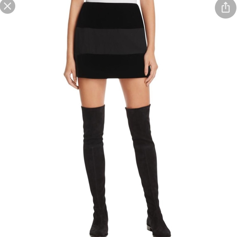 Bailey 44 Velvet Mini Skirt